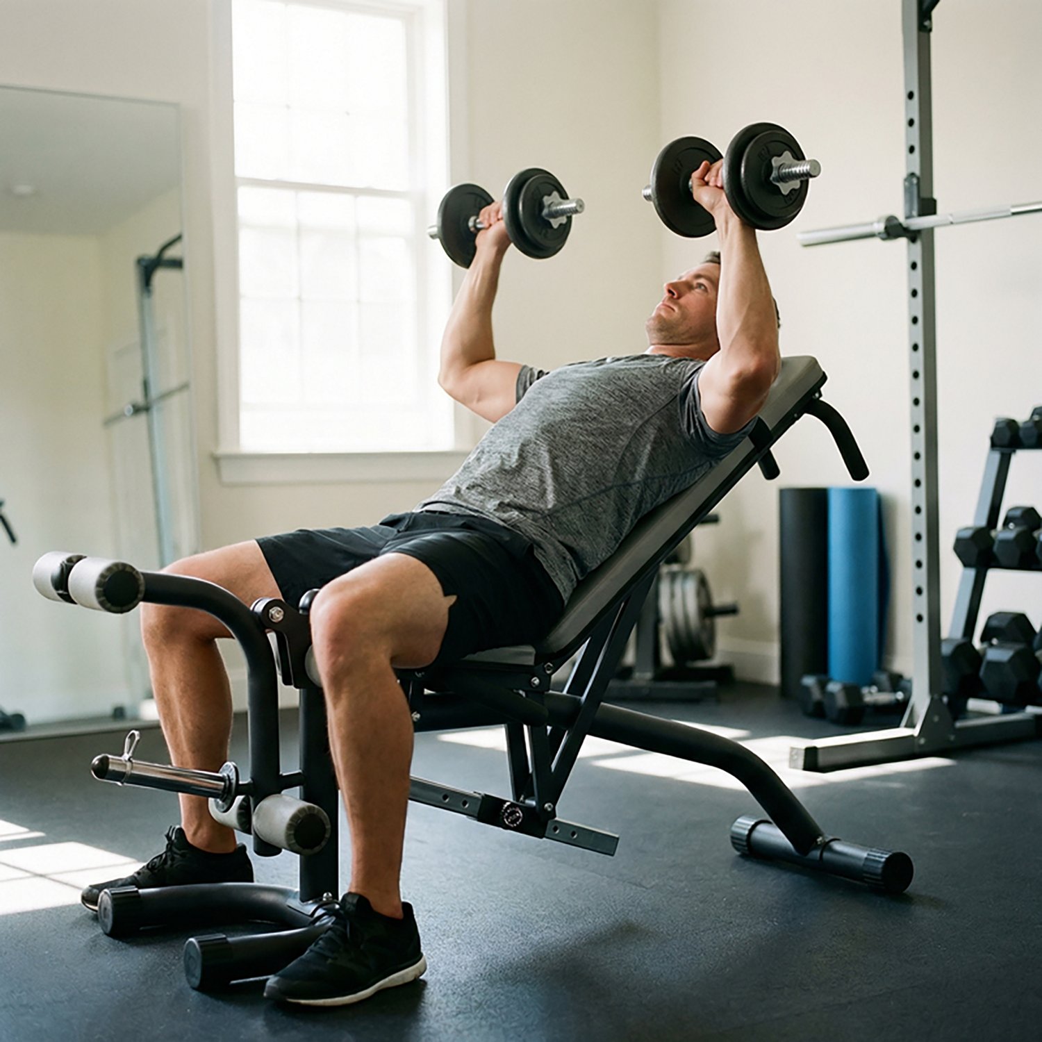 Body-Solid Olympic Leverage Flat Incline Decline Weight Bench - view number 2