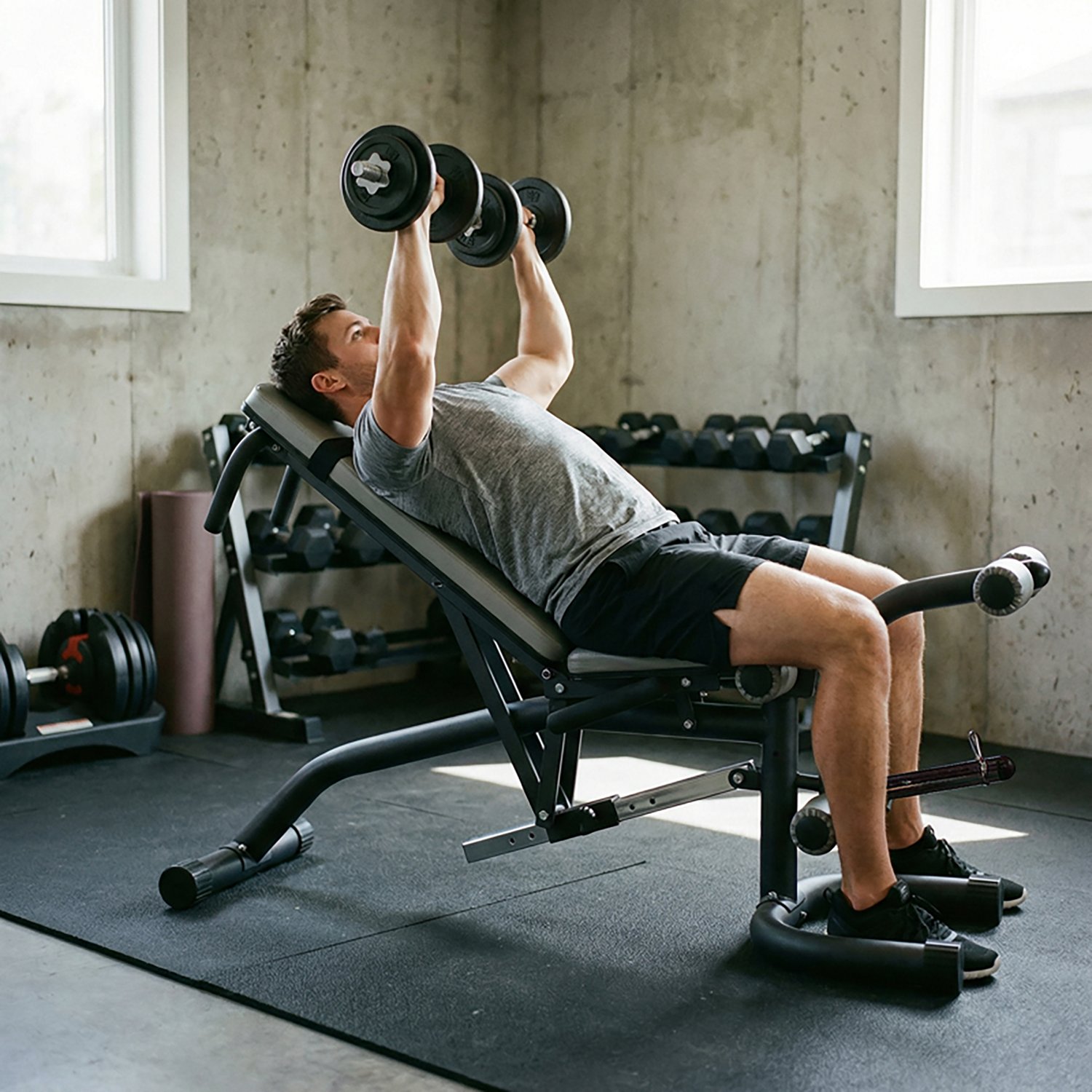 Body-Solid Olympic Leverage Flat Incline Decline Weight Bench - view number 3