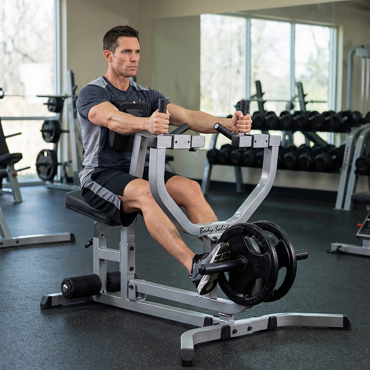 Body-Solid Seated Row Machine - view number 4