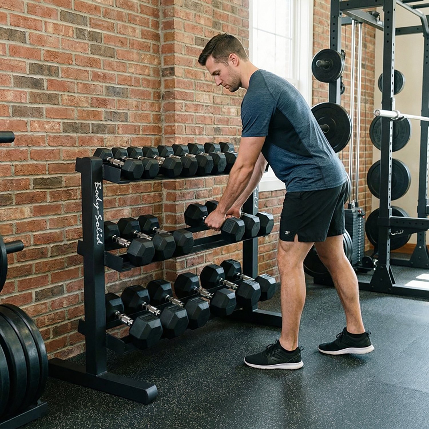 Body-Solid 40" 3-Tier Dumbbell Rack - view number 4