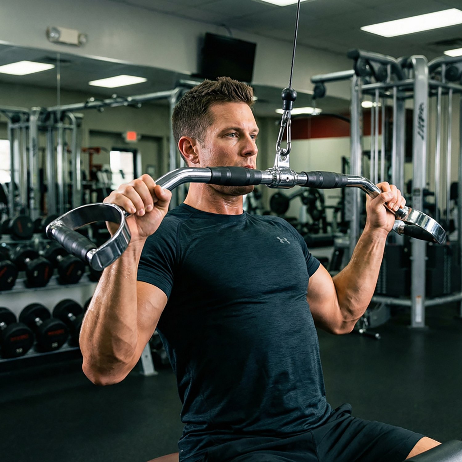 Body-Solid Pro-Grip Pro Lat Bar - view number 2