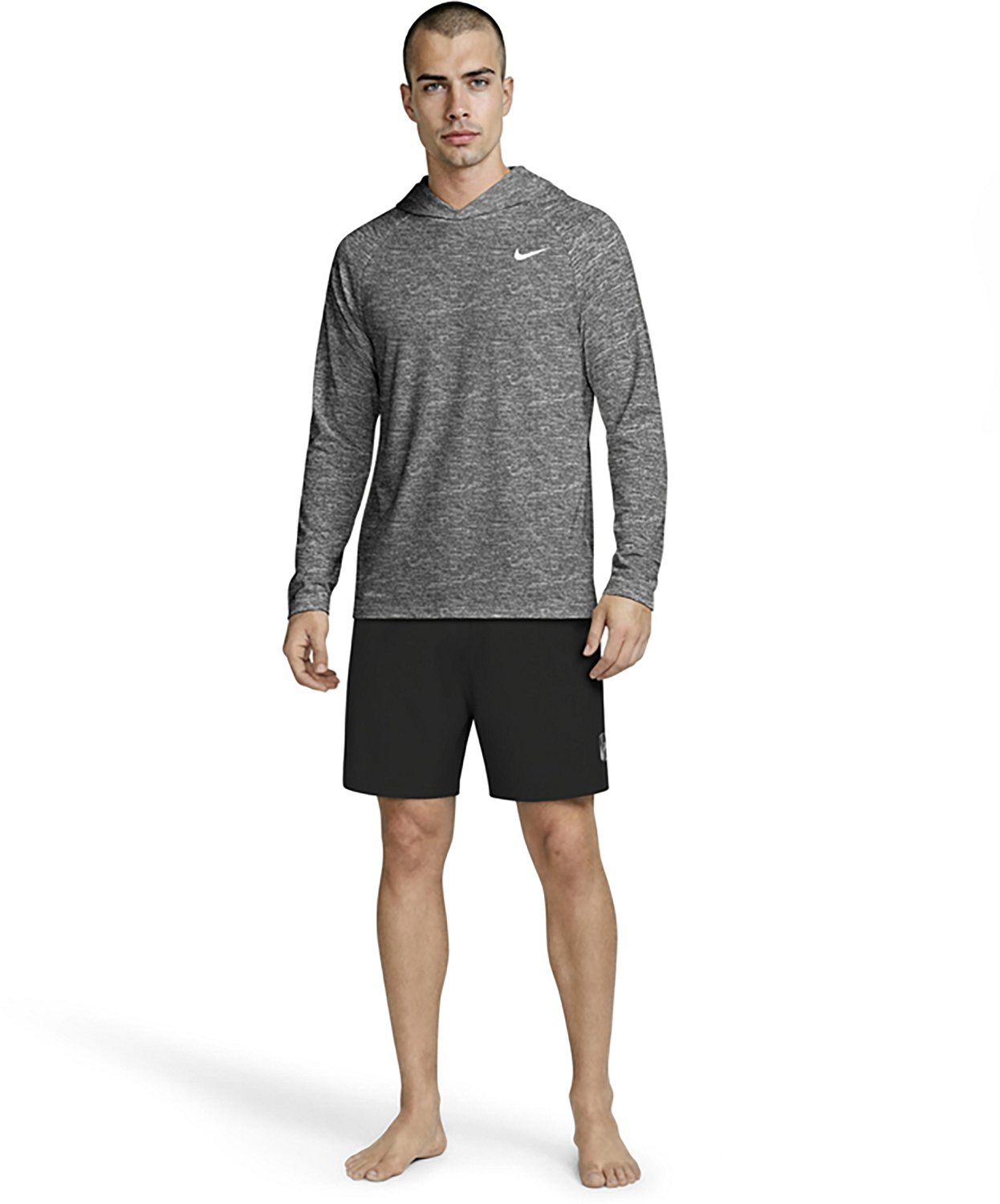 Nike Swim Men's Essential Long Sleeve Hooded Hydroguard - view number 5