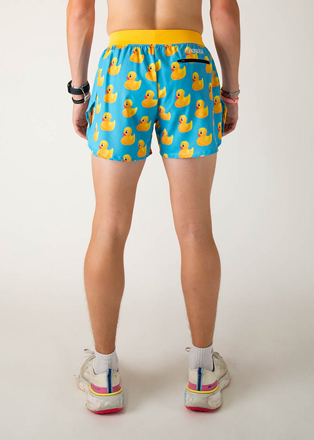 ChicknLegs Men's Rubber Ducky Half Split Shorts 4 in - view number 2