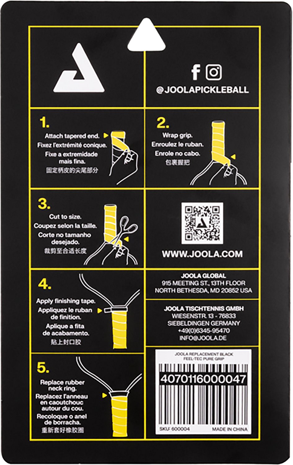 Joola Replacement Feel-Tec Pure Grip 2-Pack - view number 2