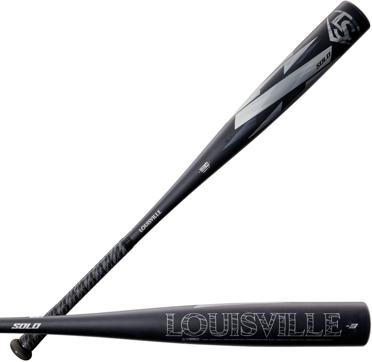 Louisville Slugger Adults' SOLO 2022 Baseball Bat (-3)