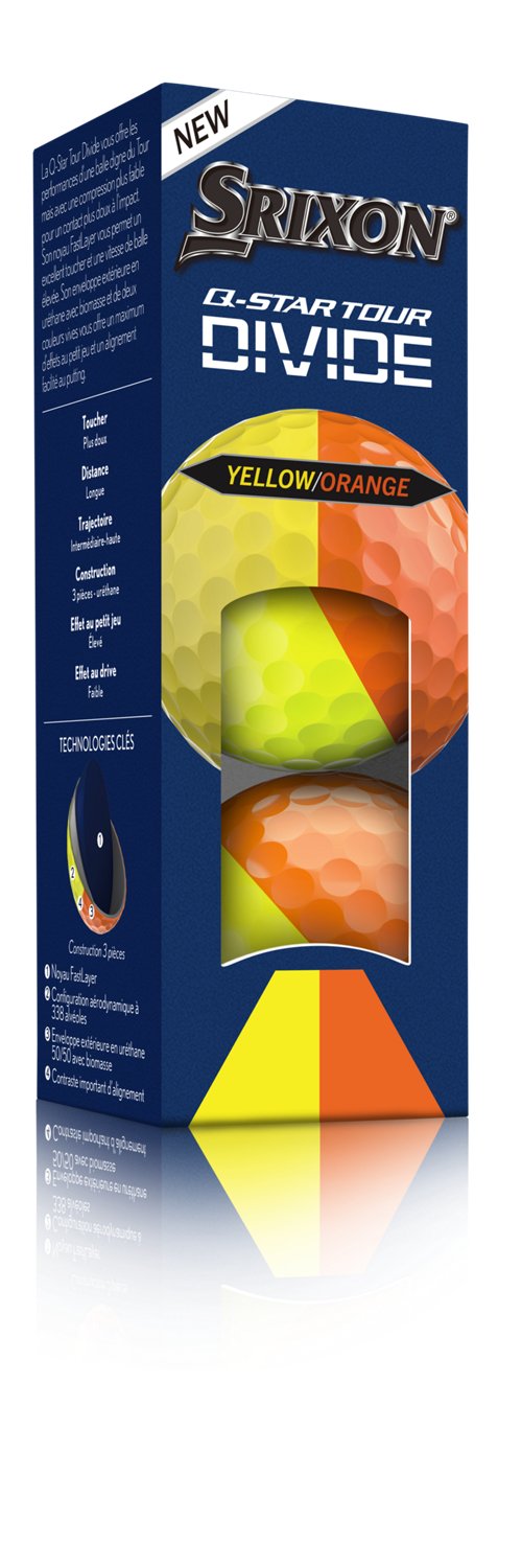 SRIXON Golf Q-Star Tour Divide 2 Golf Balls                                                                                      - view number 2