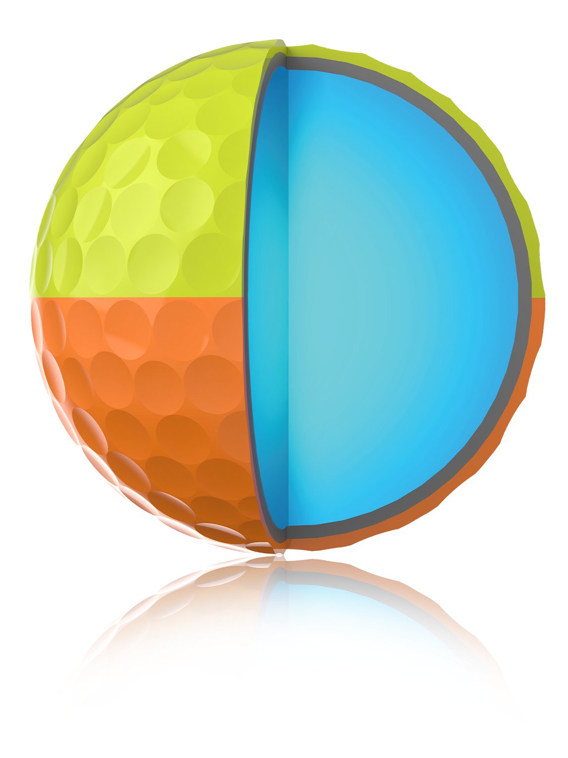 SRIXON Golf Q-Star Tour Divide 2 Golf Balls                                                                                      - view number 7