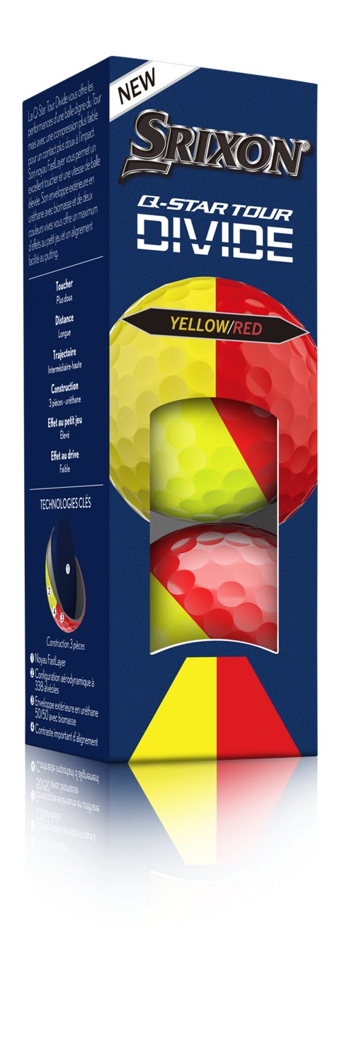 SRIXON Golf Q-Star Tour Divide 2 Golf Balls                                                                                      - view number 2