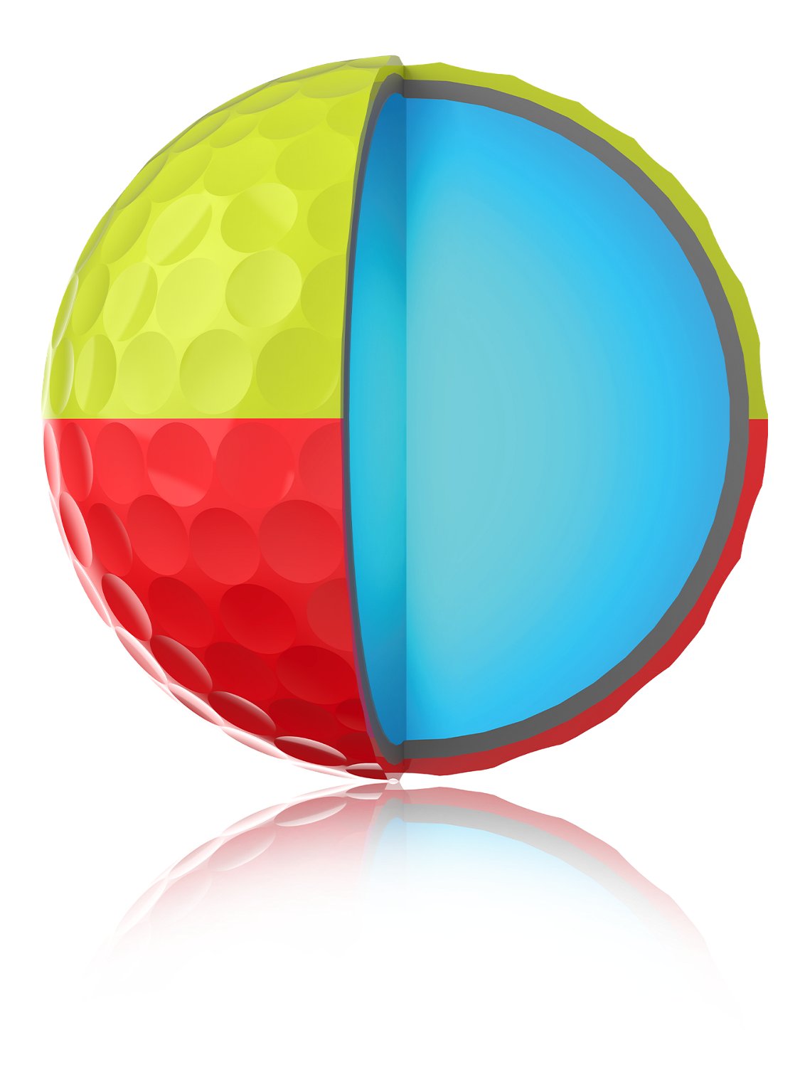 SRIXON Golf Q-Star Tour Divide 2 Golf Balls                                                                                      - view number 7