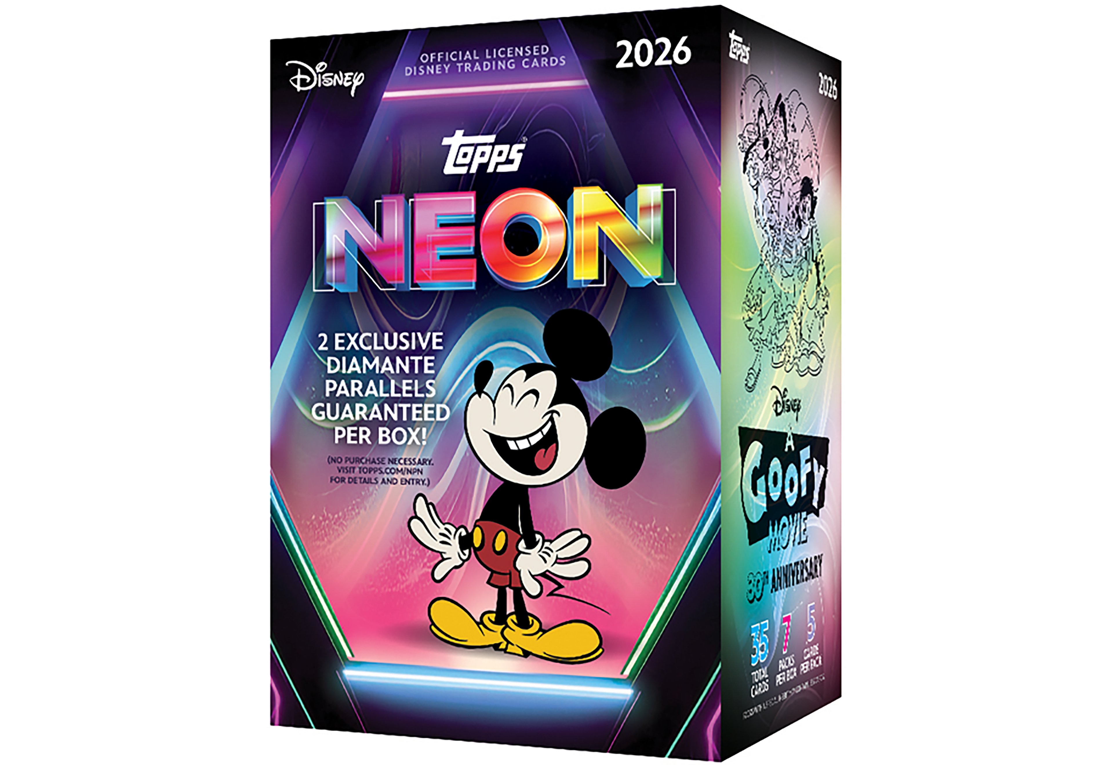 Topps Disney 2026 Neon Value Box
