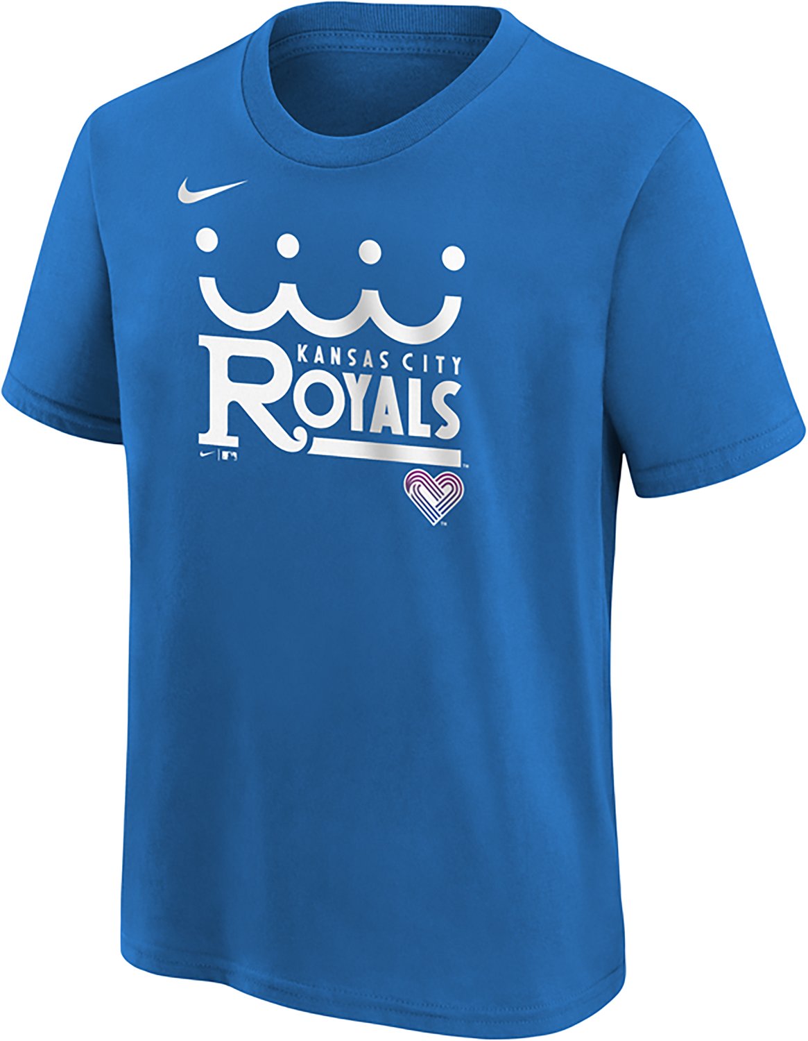 Nike Youth Kansas City Royals City Connect Wordmark Short Sleeve T-shirt