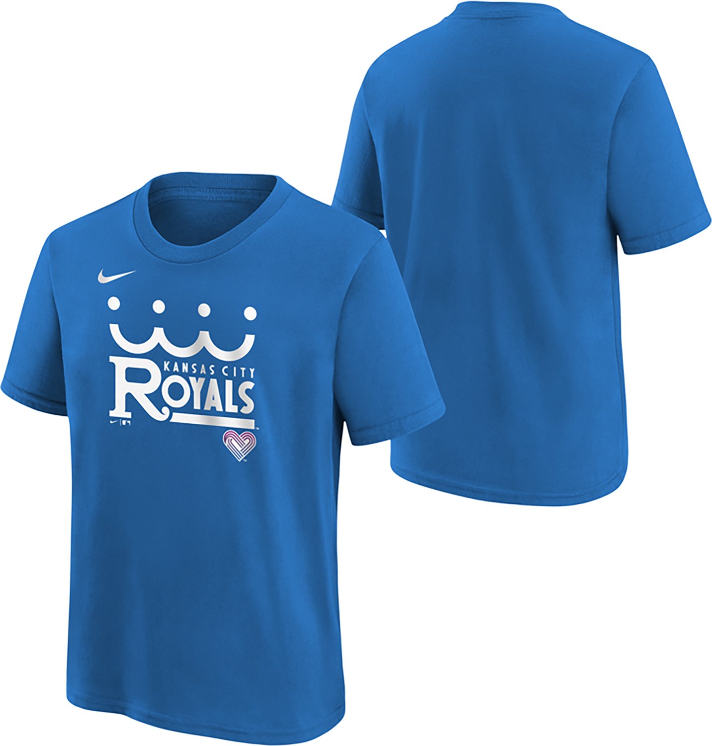 Nike Youth Kansas City Royals City Connect Wordmark Short Sleeve T-shirt - view number 3