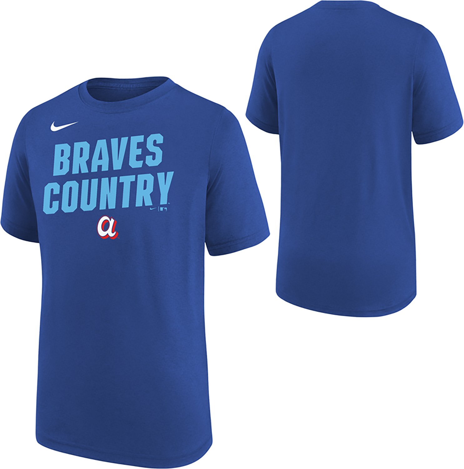 Nike Youth Atlanta Braves City Connect Legend Short Sleeve T-shirt - view number 3