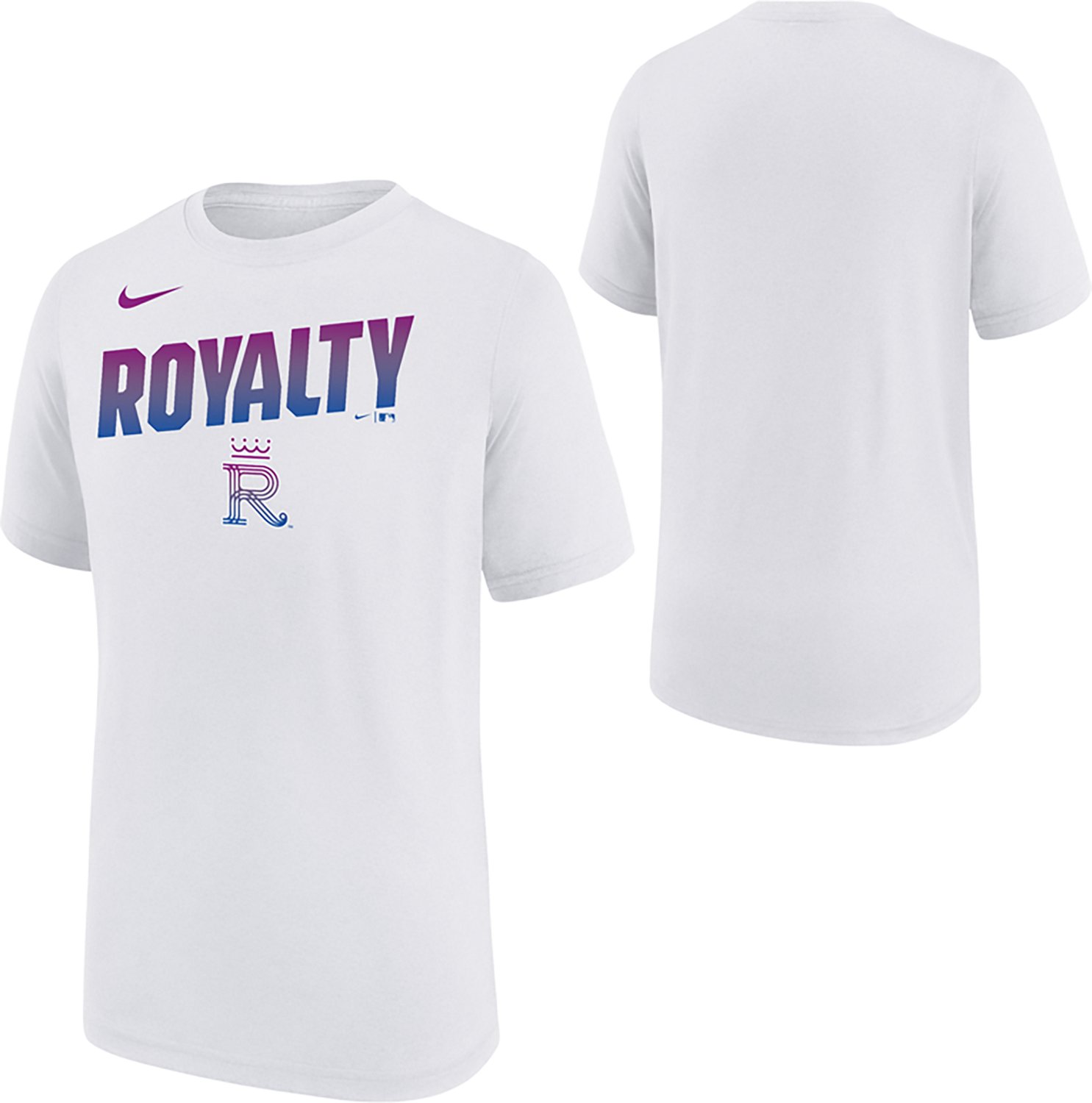 Nike Youth Kansas City Royals City Connect Legend Short Sleeve T-shirt - view number 3