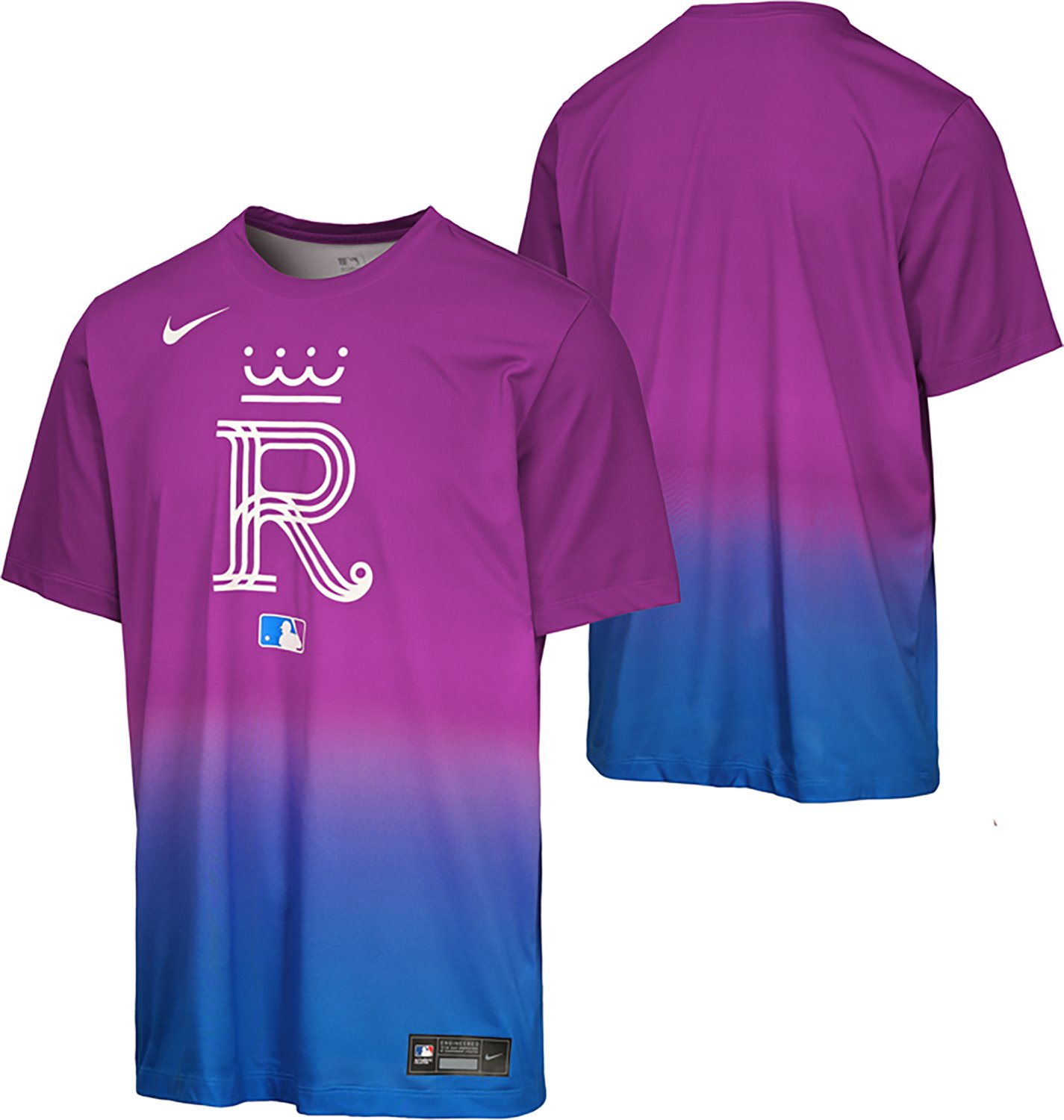 Nike Boys' Kansas City Royals City Connect AC Sublimation Legend Graphic T-shirt - view number 3