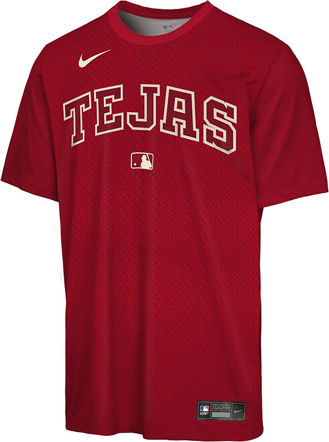 Nike Boys' Texas Rangers City Connect AC Sublimation Legend Graphic T-shirt