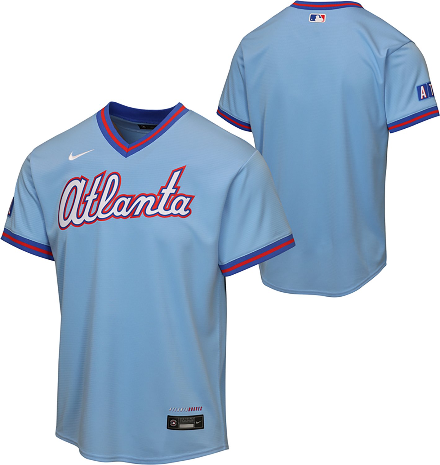 Nike Youth Atlanta Braves City Connect Home Run Jersey - view number 3