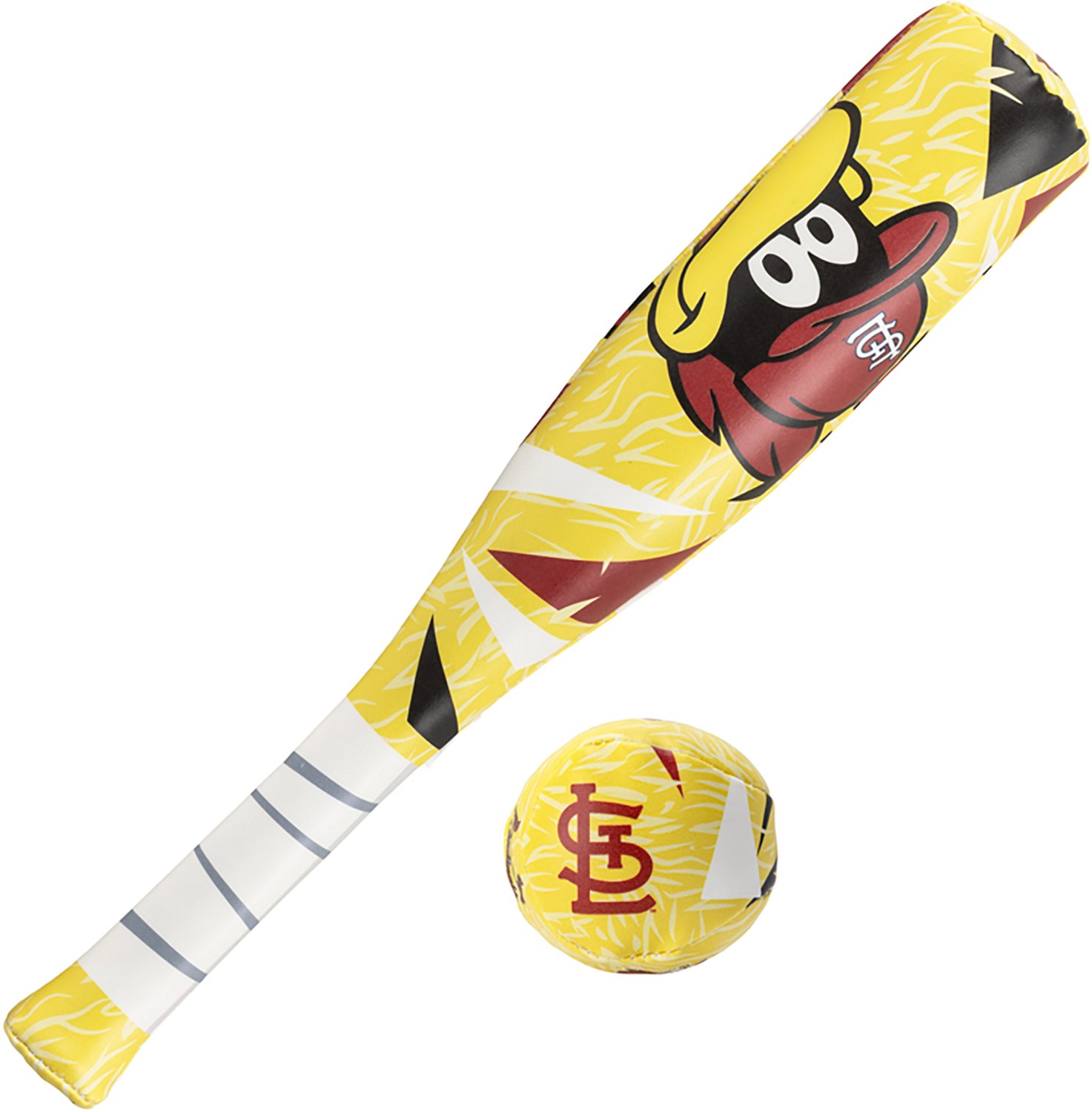 Franklin Sports Kids' MLB St. Louis Cardinals Mini Mascot Bat and Ball Set