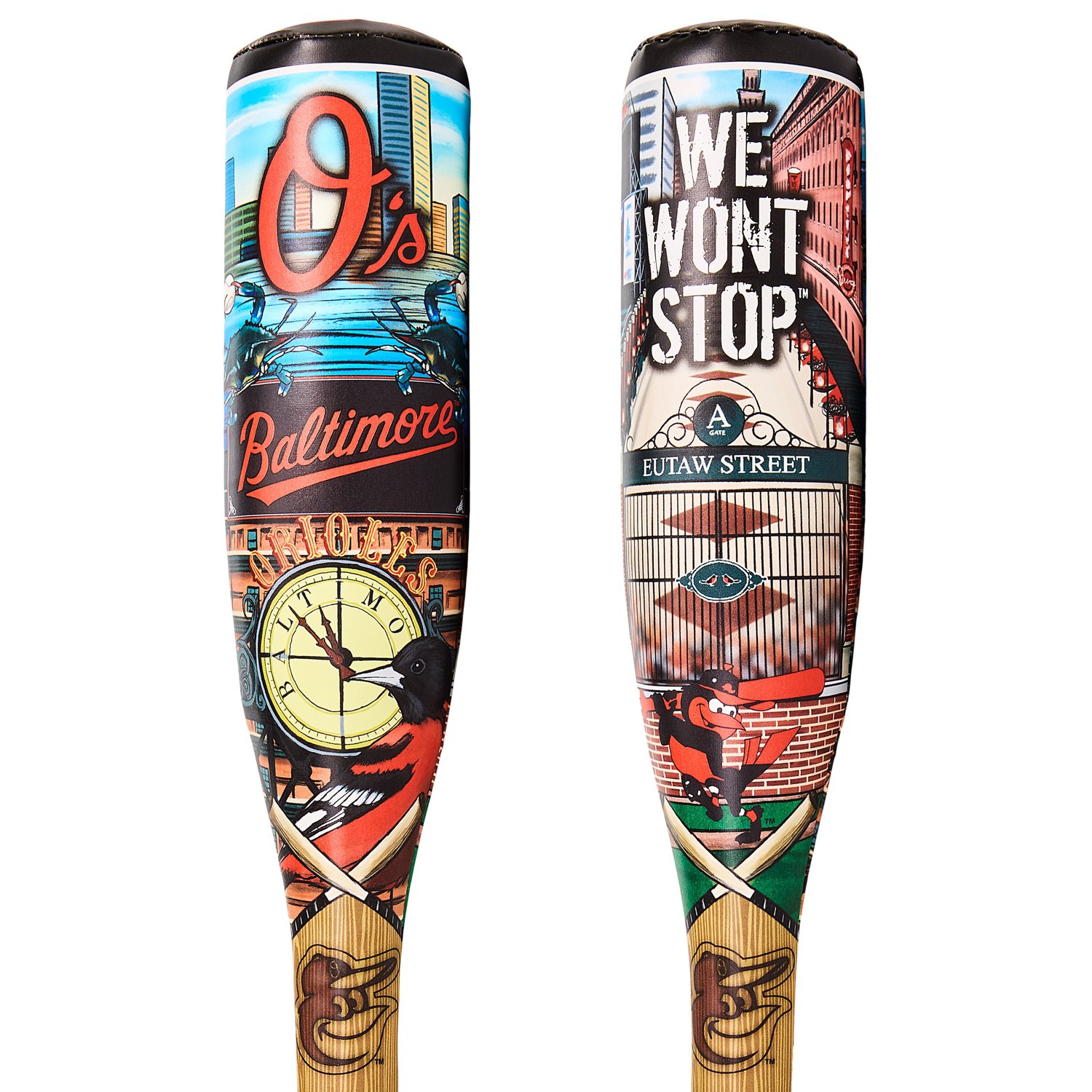 Franklin Sports Kids' MLB Baltimore Orioles Soft Sport Bat and Ball Set