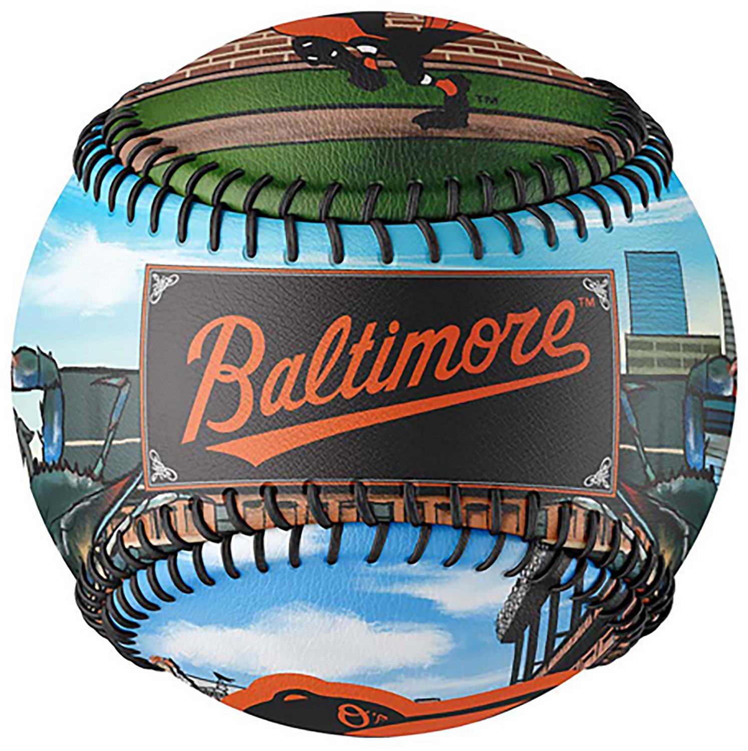 Franklin Sports MLB Baltimore Orioles Club Culture Softstrike Baseball