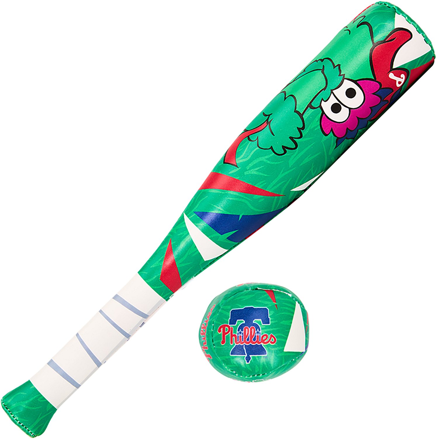 Franklin Sports MLB Philadelphia Phillies Mini Mascot Bat and Ball Set