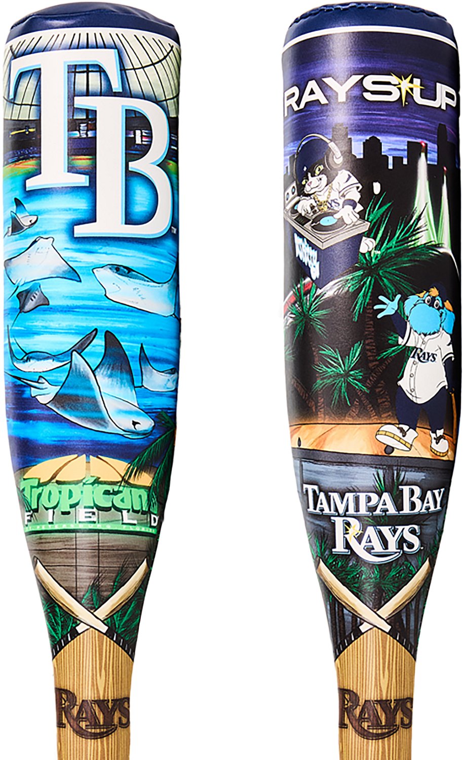 Franklin Sports Kids' MLB Tampa Bay Rays Soft Sport Bat and Ball Set - view number 2