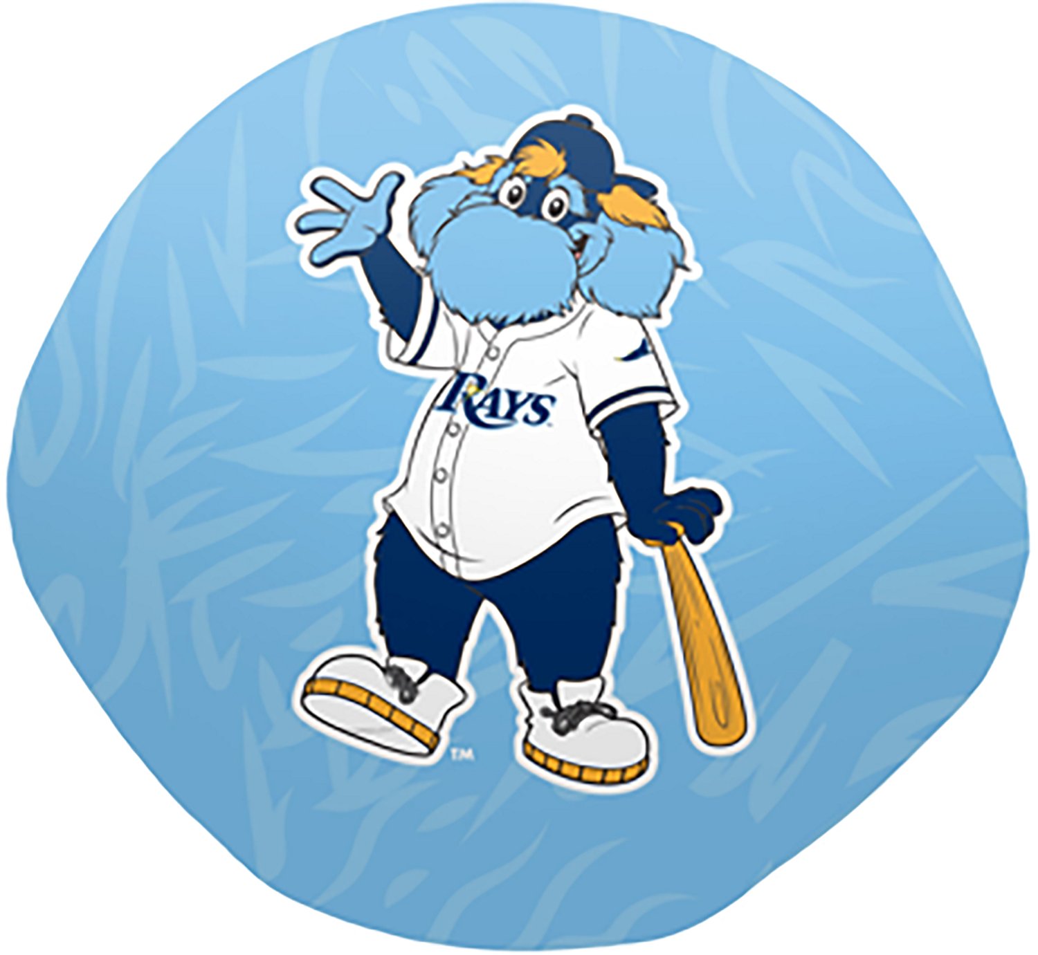 Franklin Sports Kids' MLB Tampa Bay Rays Mini Mascot Bat and Ball Set - view number 3