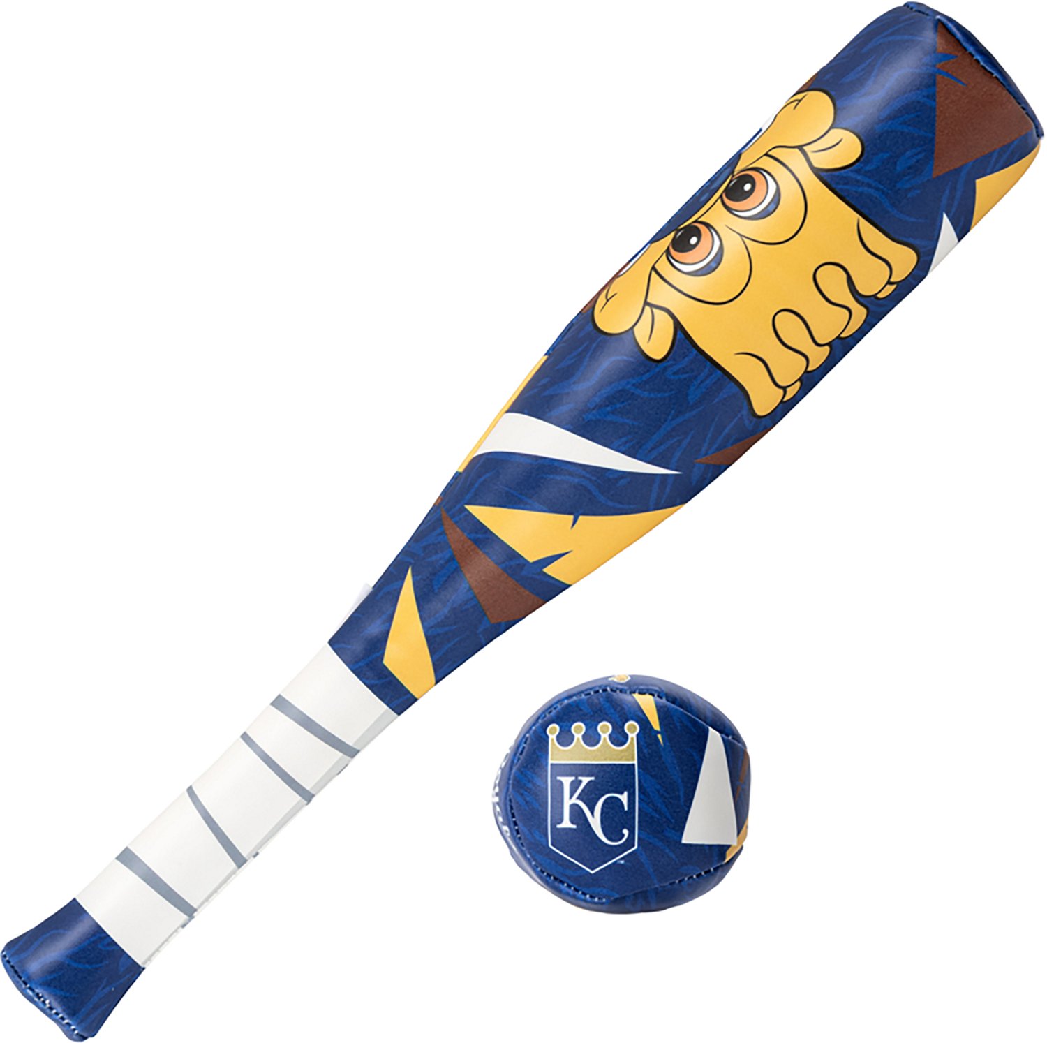 Franklin Sports Kids' MLB Kansas City Royals Mini Mascot Bat and Ball Set