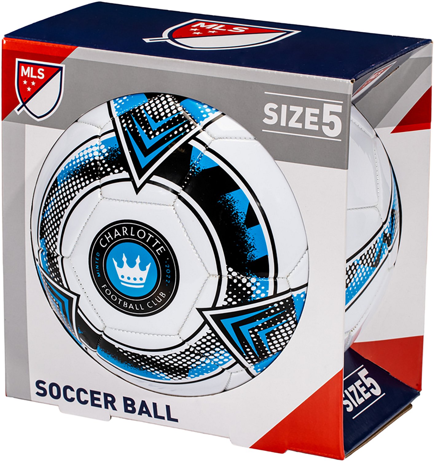 Franklin Sports Charlotte FC Official Size 5 Soccer Ball - view number 2