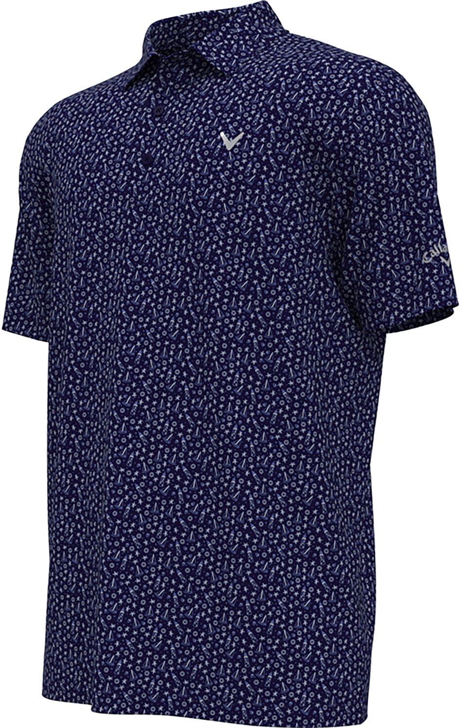 Callaway Boys' Nautical Allover Print Polo Shirt - view number 3