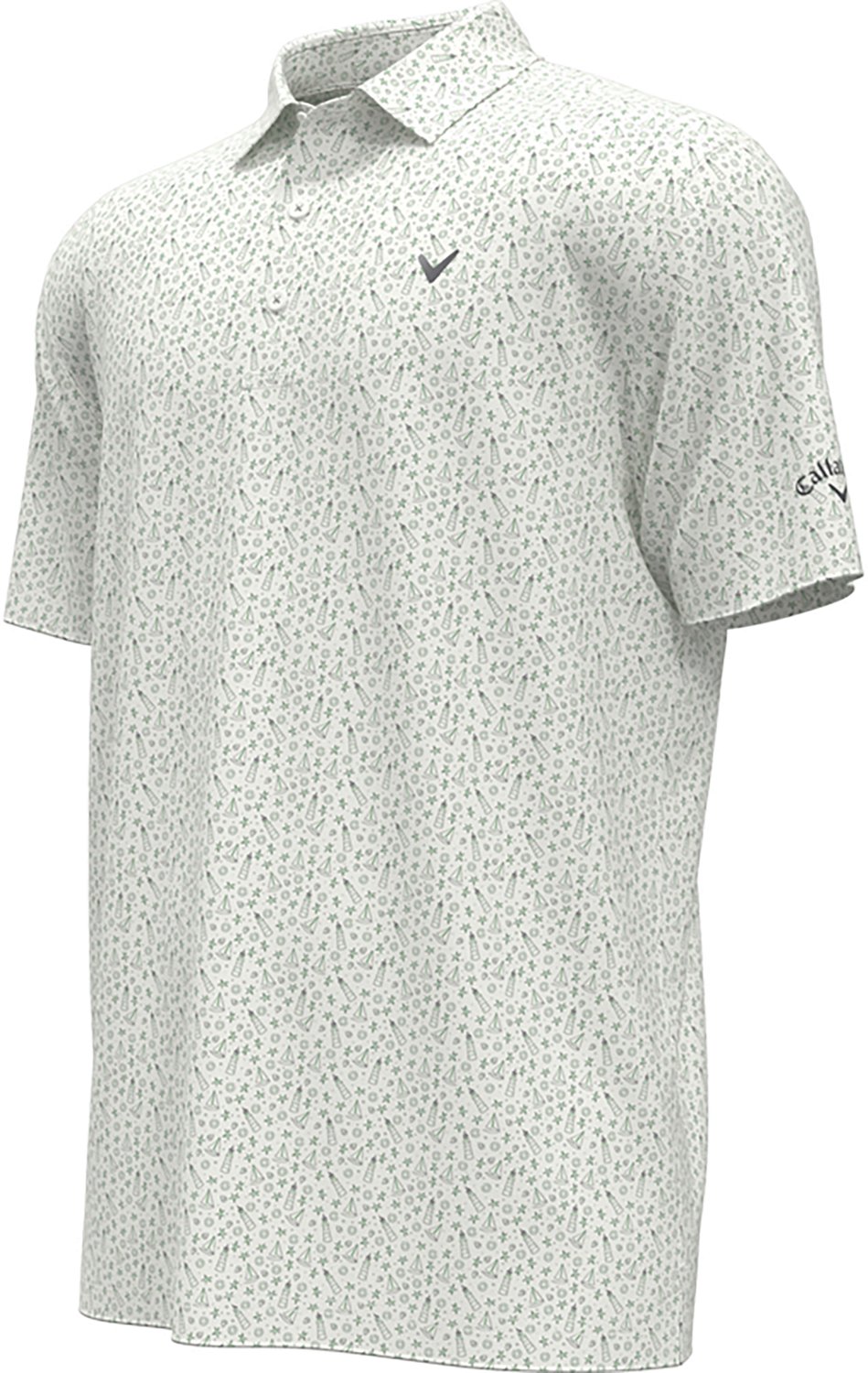 Callaway Boys' Nautical Allover Print Polo Shirt - view number 3