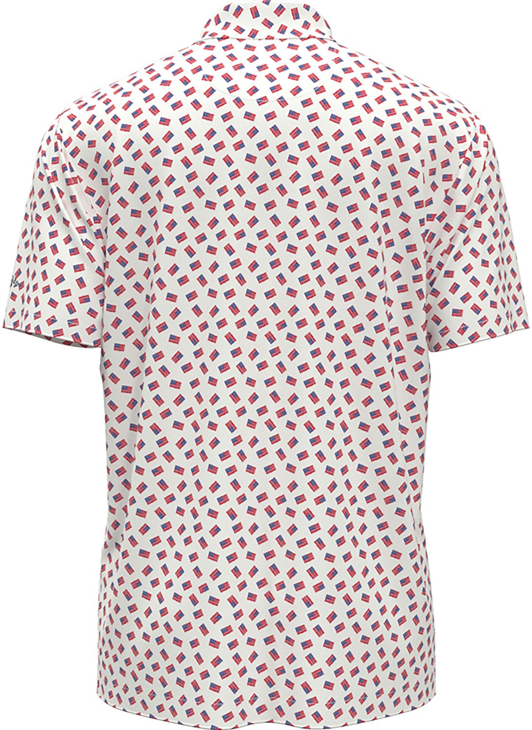 Callaway Boys' Multi-Flag Allover Print Polo Shirt - view number 2