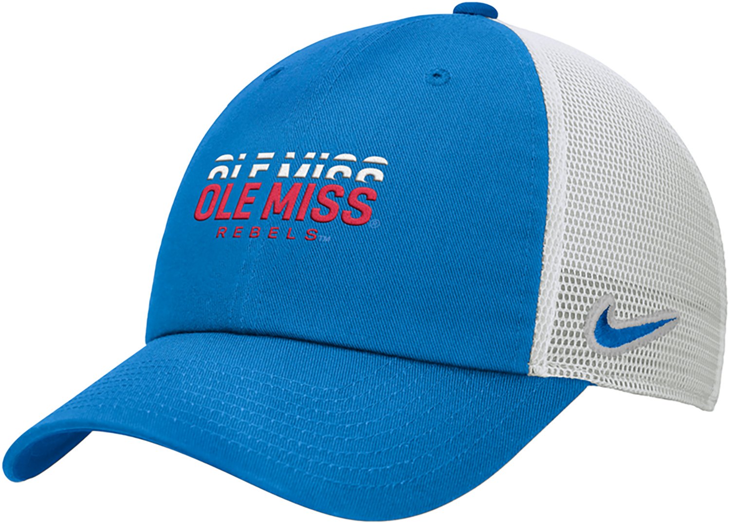 Nike Adults' University of Mississippi Club Unstructured Mesh Back Cap