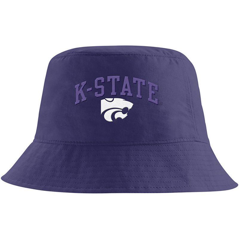 Nike Men's Purple Kansas State Wildcats Apex Striped Bucket Hat - Purple