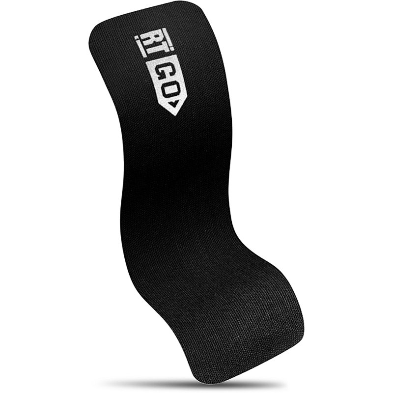 RockTape GO Extra-Sticky Pre-Cut Kinesiology Tape, Black