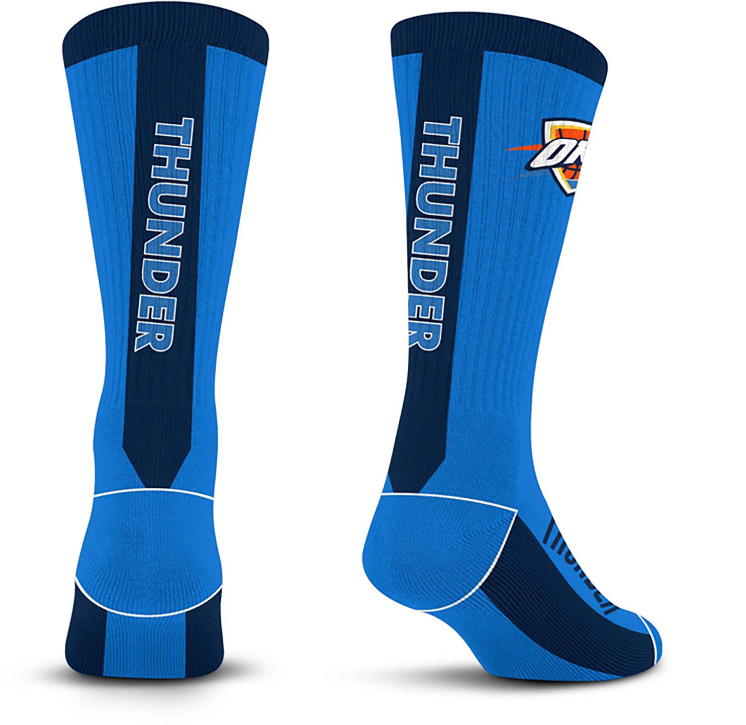 For Bare Feet Adults' Oklahoma City Thunder MVP Crew Socks - view number 2