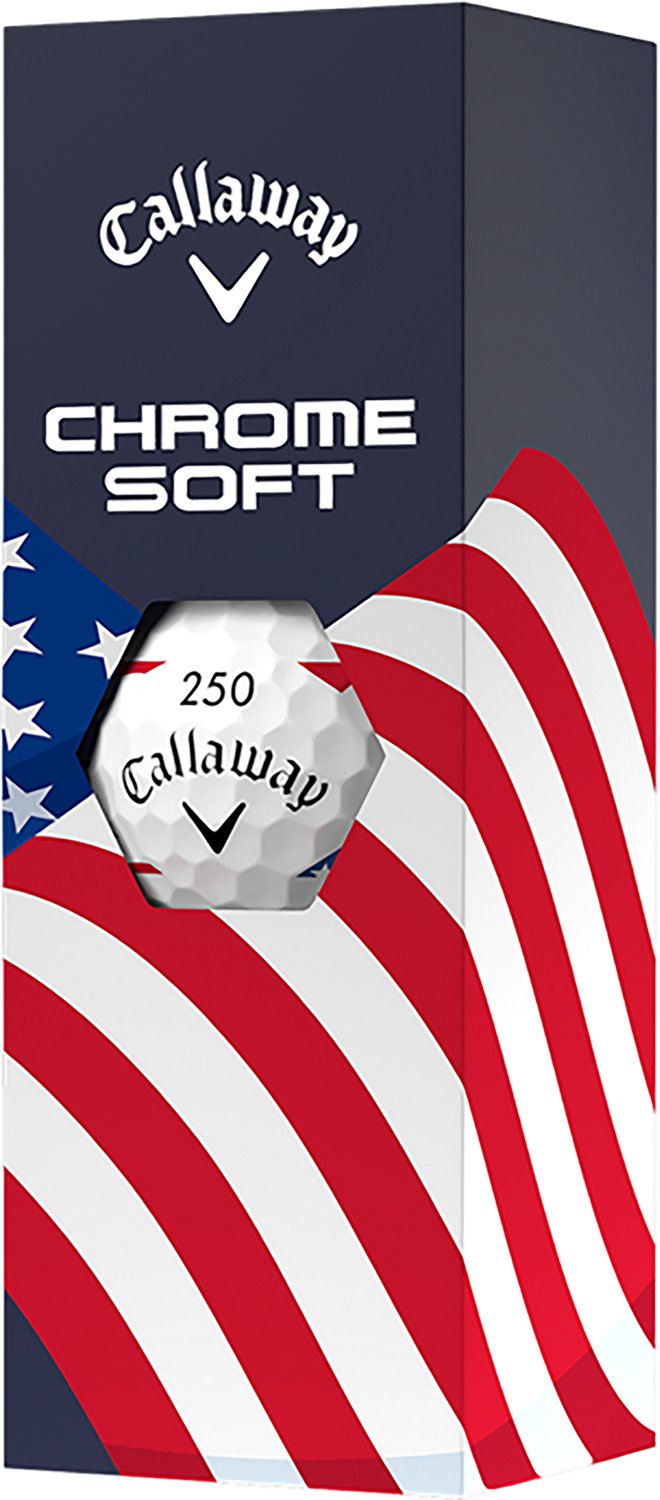 Callaway 2026 Chrome Soft USA Stripe Golf Balls 12-pack - view number 2
