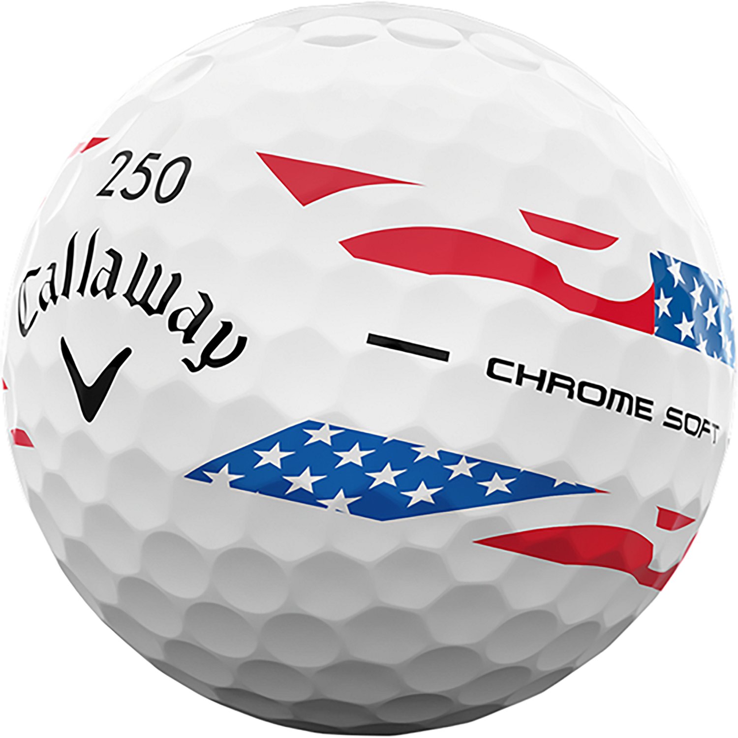 Callaway 2026 Chrome Soft USA Stripe Golf Balls 12-pack - view number 4