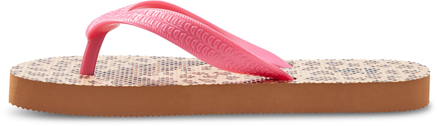 O'Rageous Girls' Cheetah Print Flip Flops - view number 2
