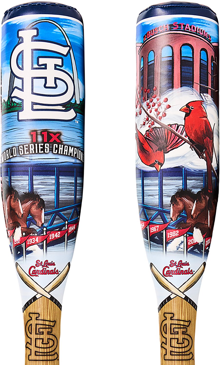 Franklin Sports Kids' MLB St. Louis Cardinals Soft Sport Bat and Ball Set - view number 2