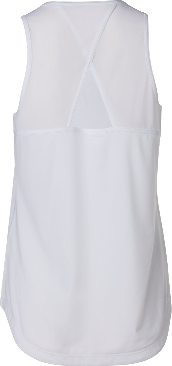 BCG Women's Run Keyhold Mesh Back Tank Top - view number 2
