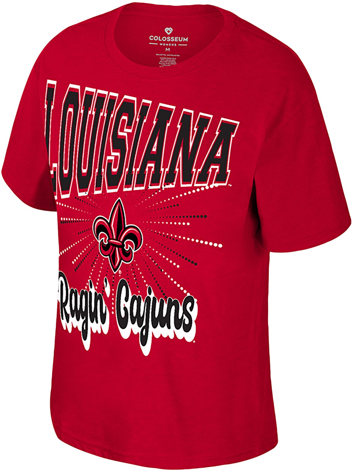 Colosseum Athletics Women's University of Louisiana at Lafayette Oz Oversized Graphic T-shirt
