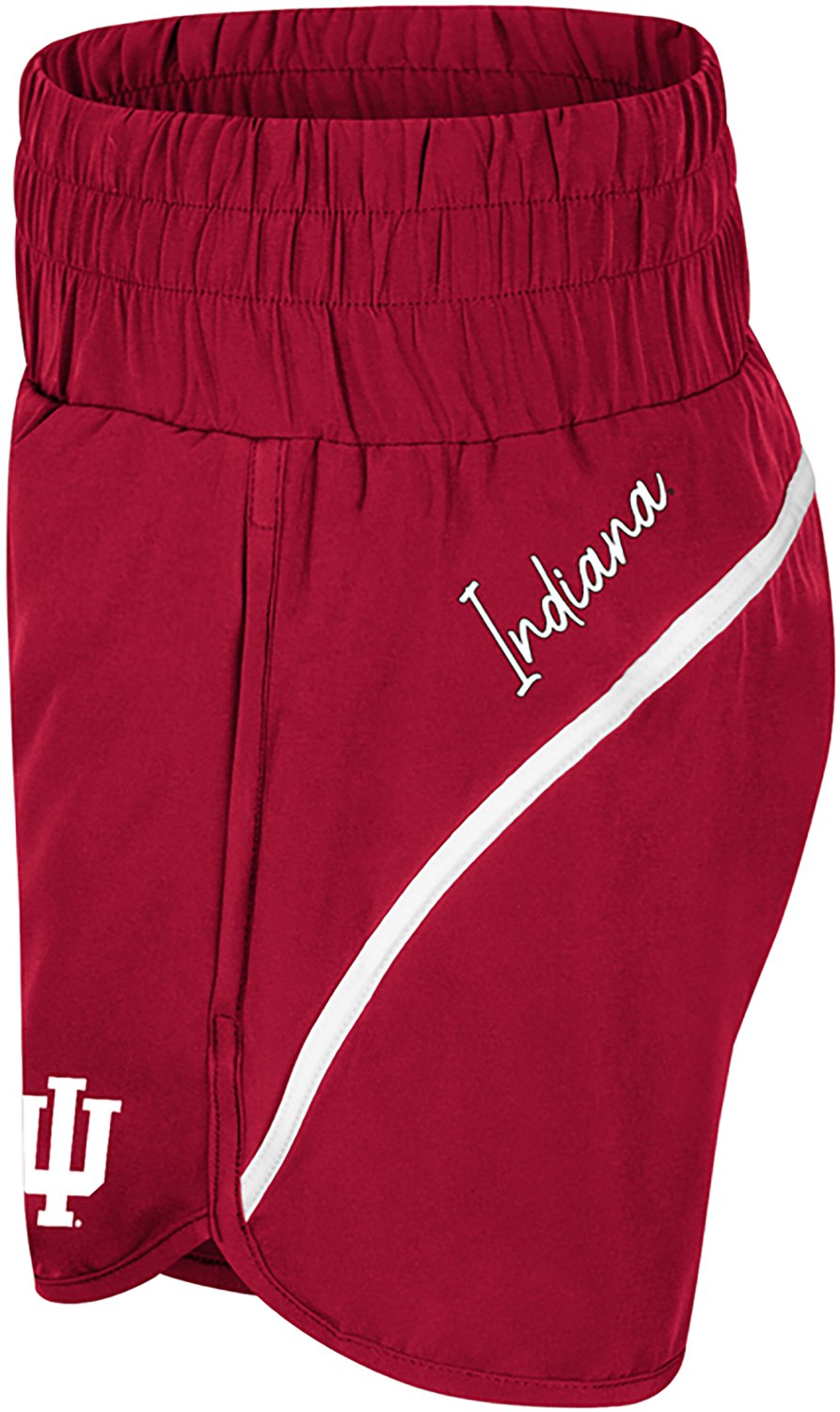 Colosseum Athletics Women's Indiana University Levitation High Waist Shorts 2.5 in - view number 2