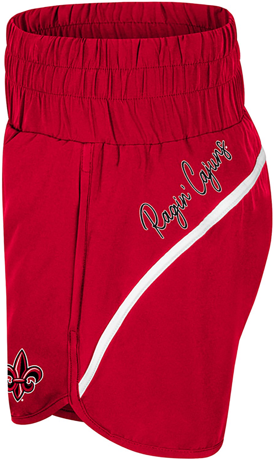 Colosseum Athletics Women's University of Louisiana at Lafayette Levitation High Waist Shorts 2.5
