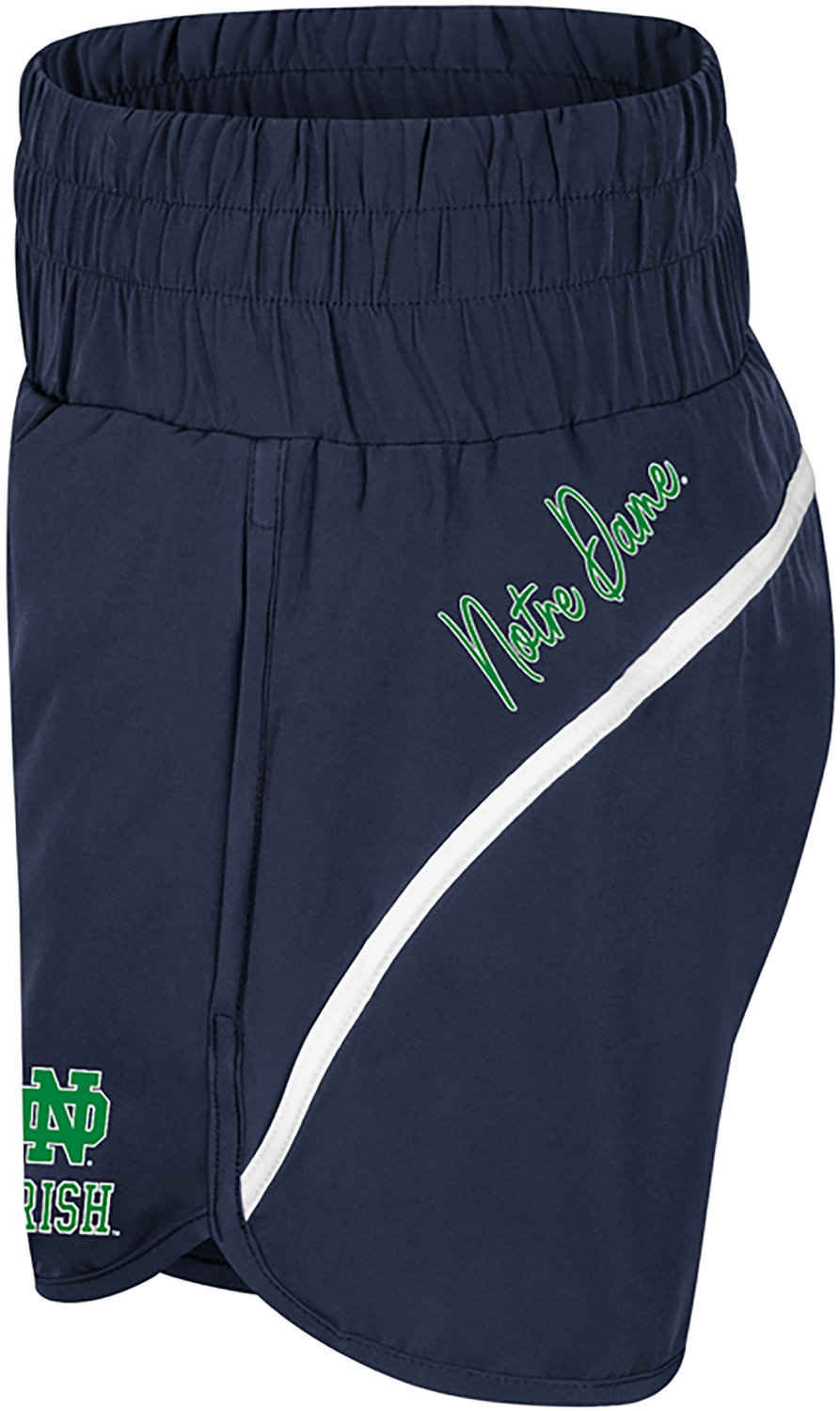 Colosseum Athletics Women's University of Notre Dame Levitation High Waist Shorts 2.5 in - view number 2