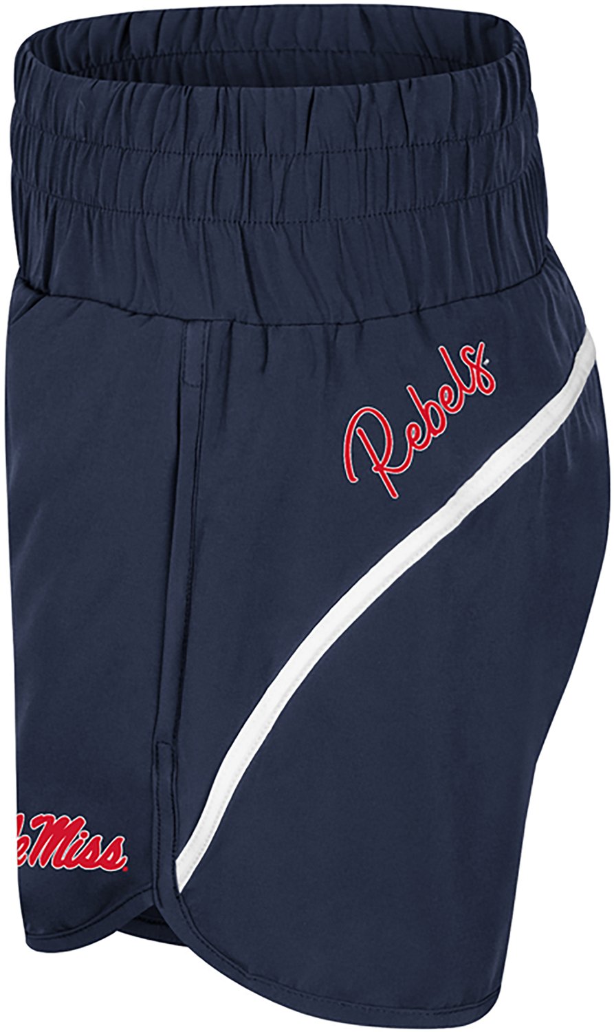 Colosseum Athletics Women's University of Mississippi Levitation High Waist Shorts 2.5 in - view number 3