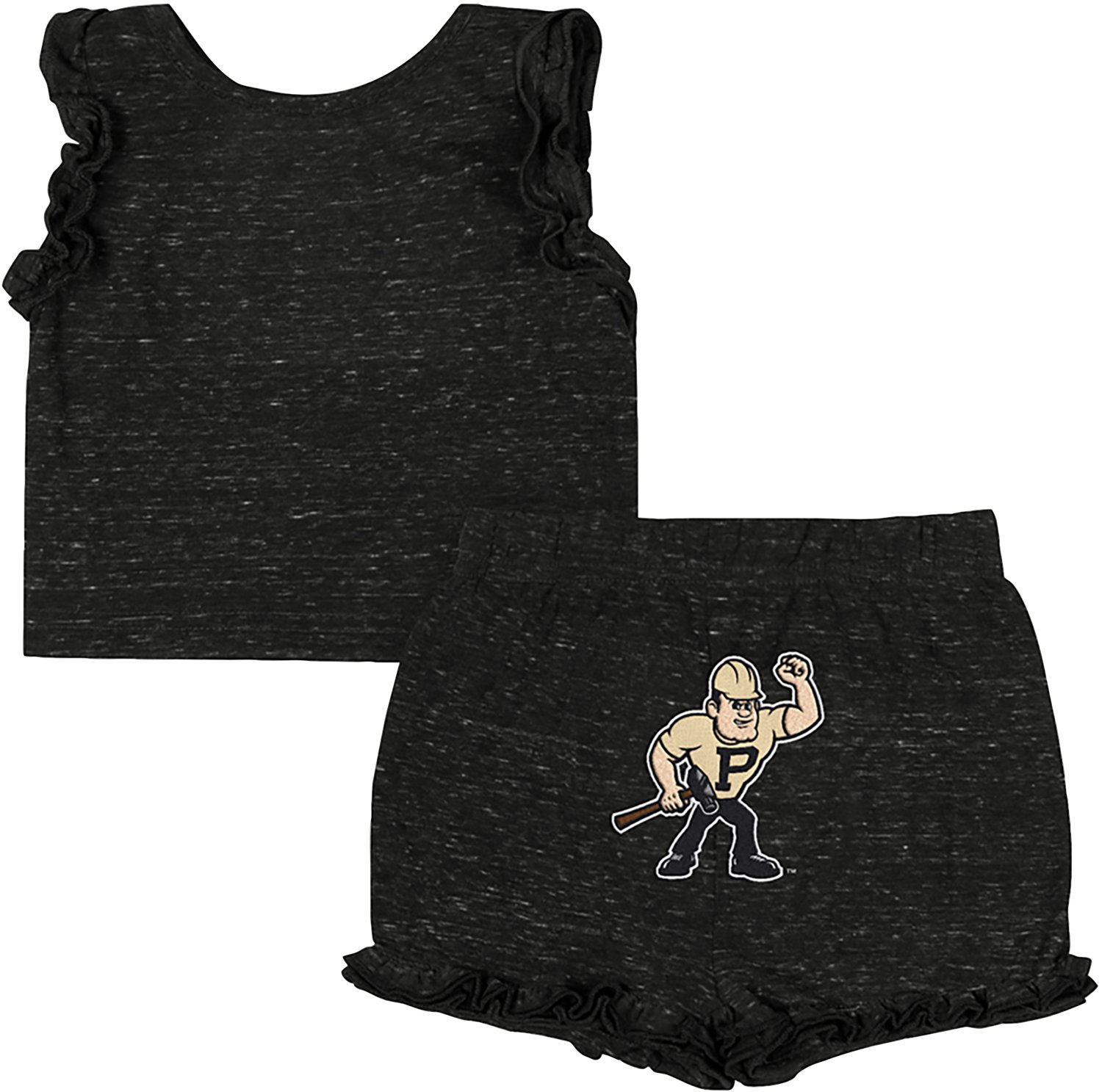 Colosseum Athletics Infants' Purdue University Nostalgia Tank Top and Shorts Set - view number 2