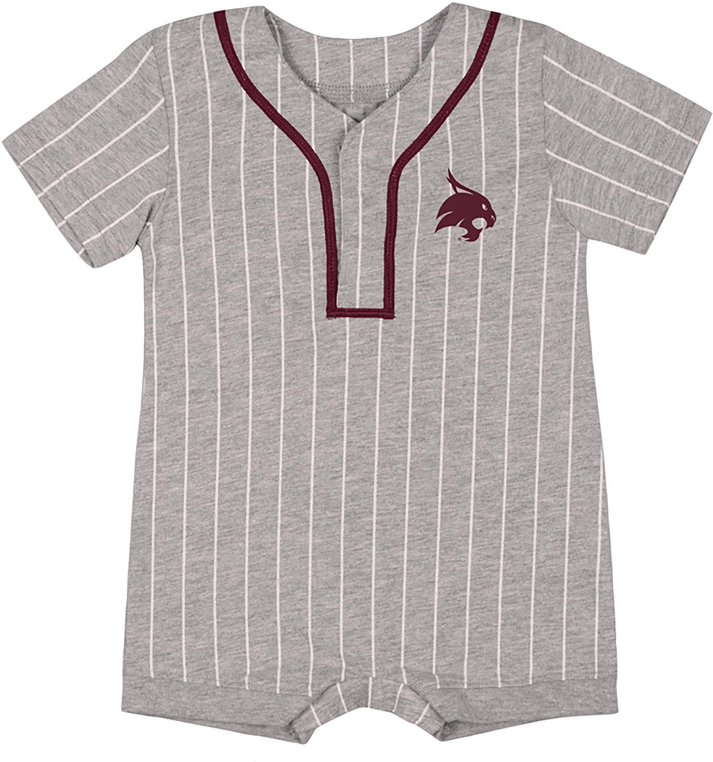 Colosseum Athletics Infants' Texas State University Fire Hawks Baseball Romper