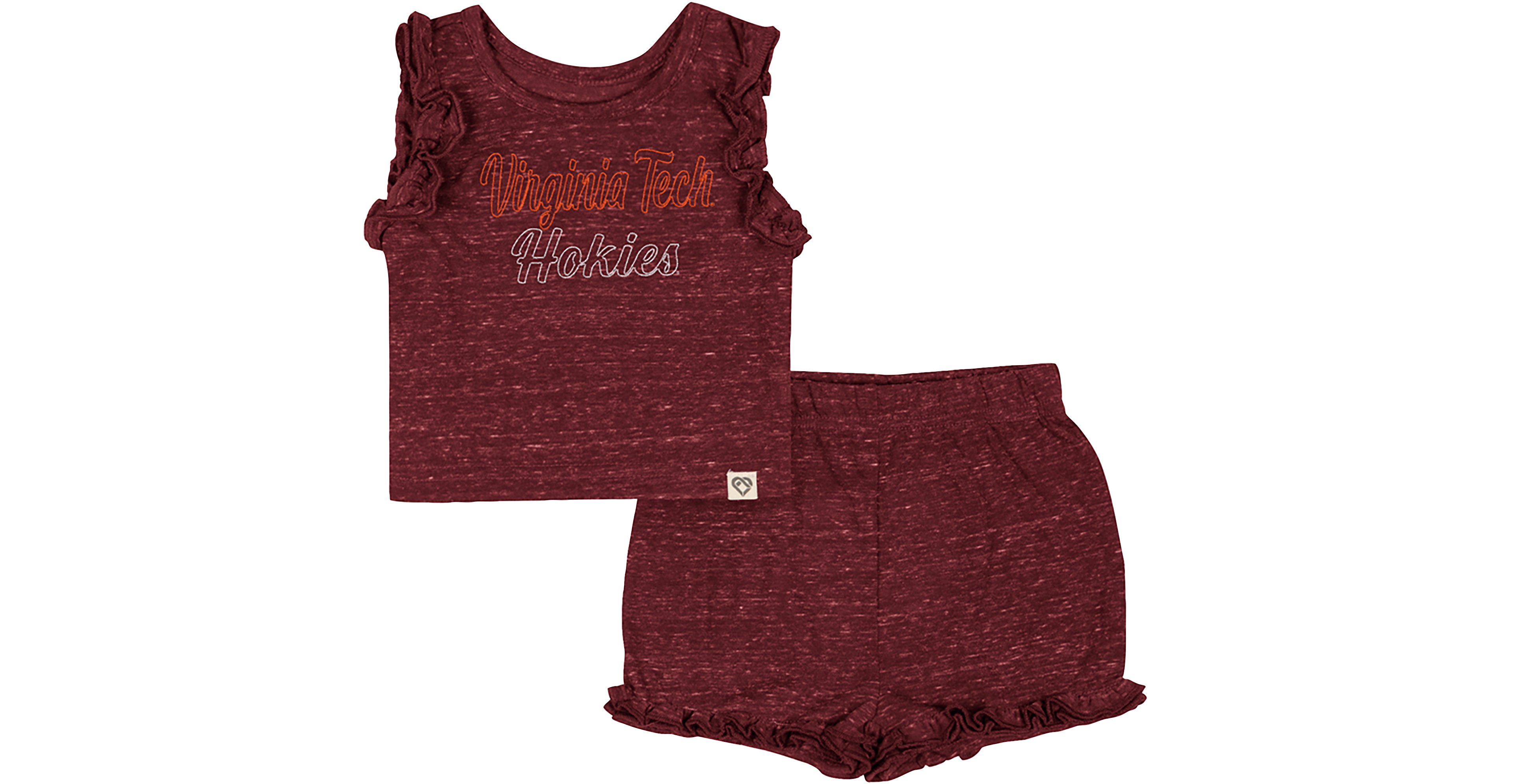 Colosseum Athletics Infants' Virginia Tech Nostalgia Tank Top and Shorts Set