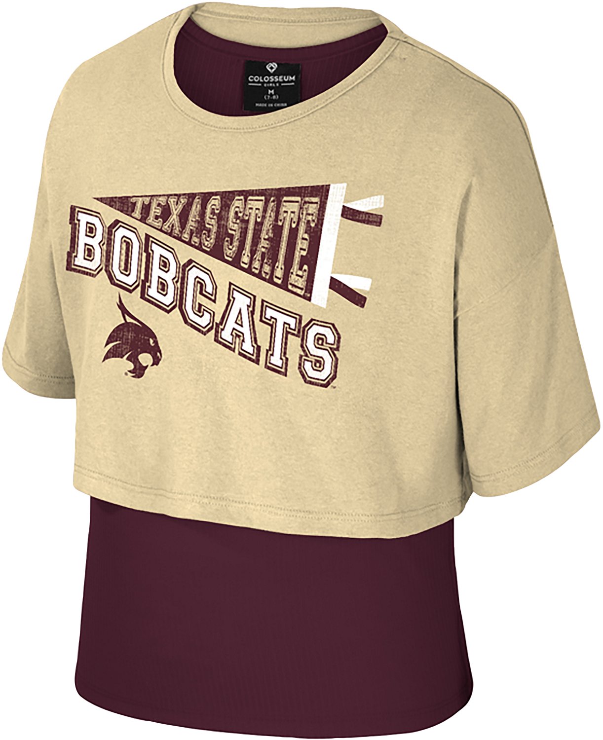 Colosseum Athletics Girls' Texas State University Riley Ribbed Dress